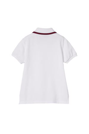 White stretch cotton piquet Polo shirt GUCCI KIDS | 805405XJGXV9250